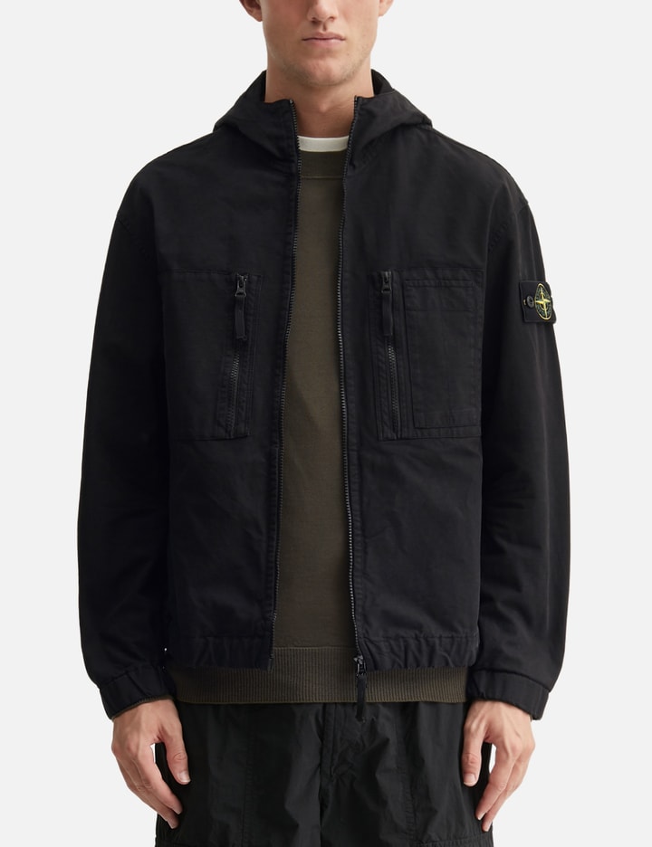 Ripstop Zip-Up Hooded Shirt view 3