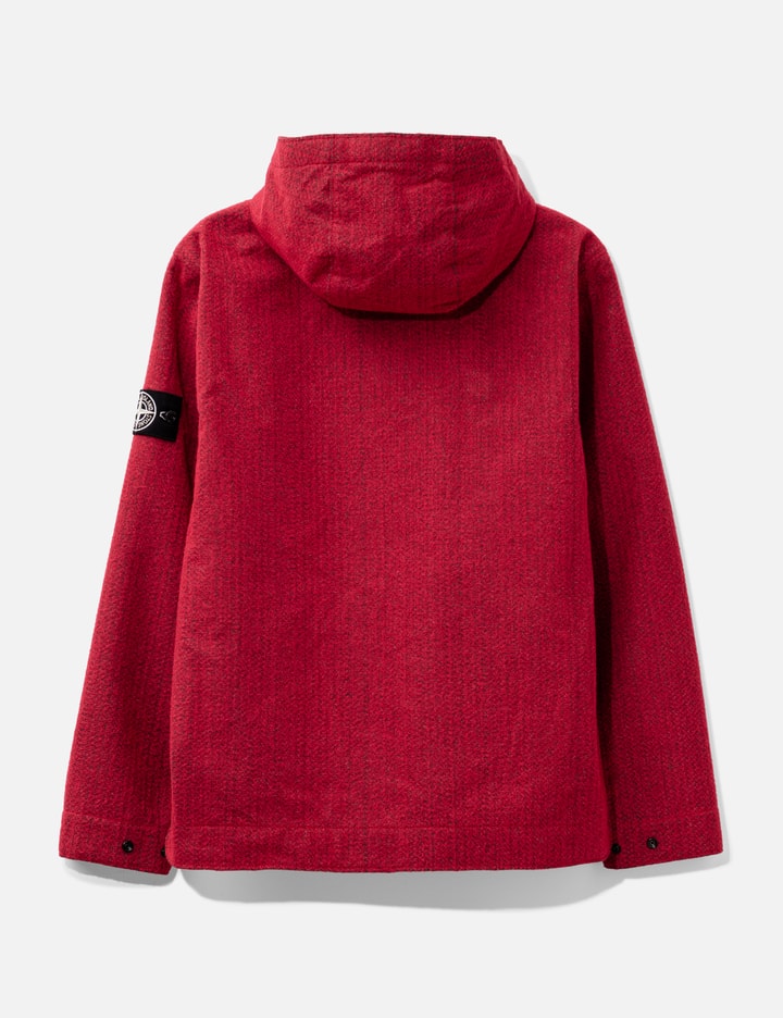 Needle Punched Reflective Red Hooded Jacket Placeholder Image