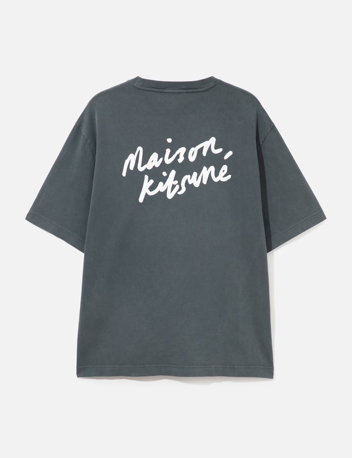 Maison Kitsuné Maison Kitsune Handwriting Faded Oversize Tee-Shirt