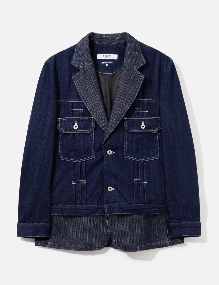 FDMTL Pleats Lapel Jacket Rinse