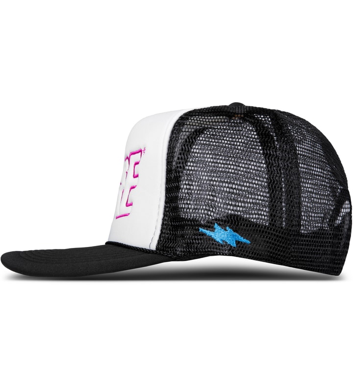 White/Black/Pink RP Rare Trucker Cap Placeholder Image
