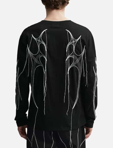 THUG CLUB - Fringed Tribal Pattern Long Sleeve T-Shirt | HBX
