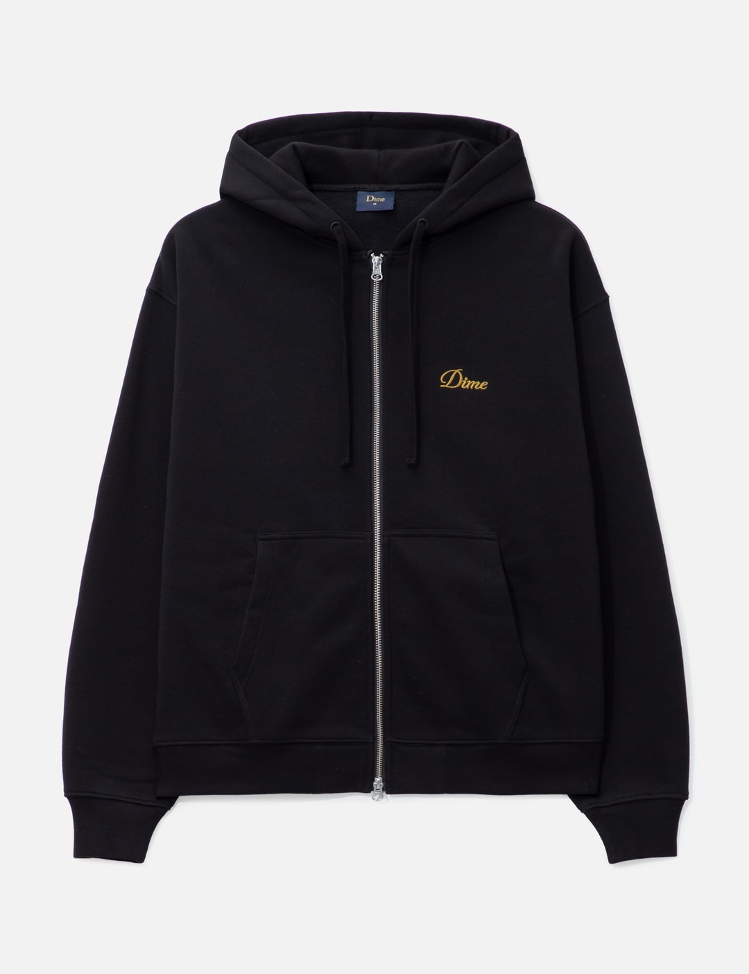 Dime Cursive Small Logo Zip-Hoodie