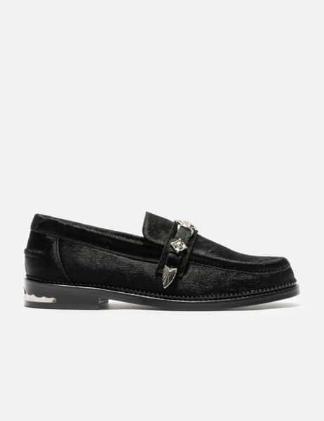 Toga Virilis HBX EXCLUSIVE BLACK PONY LOAFER