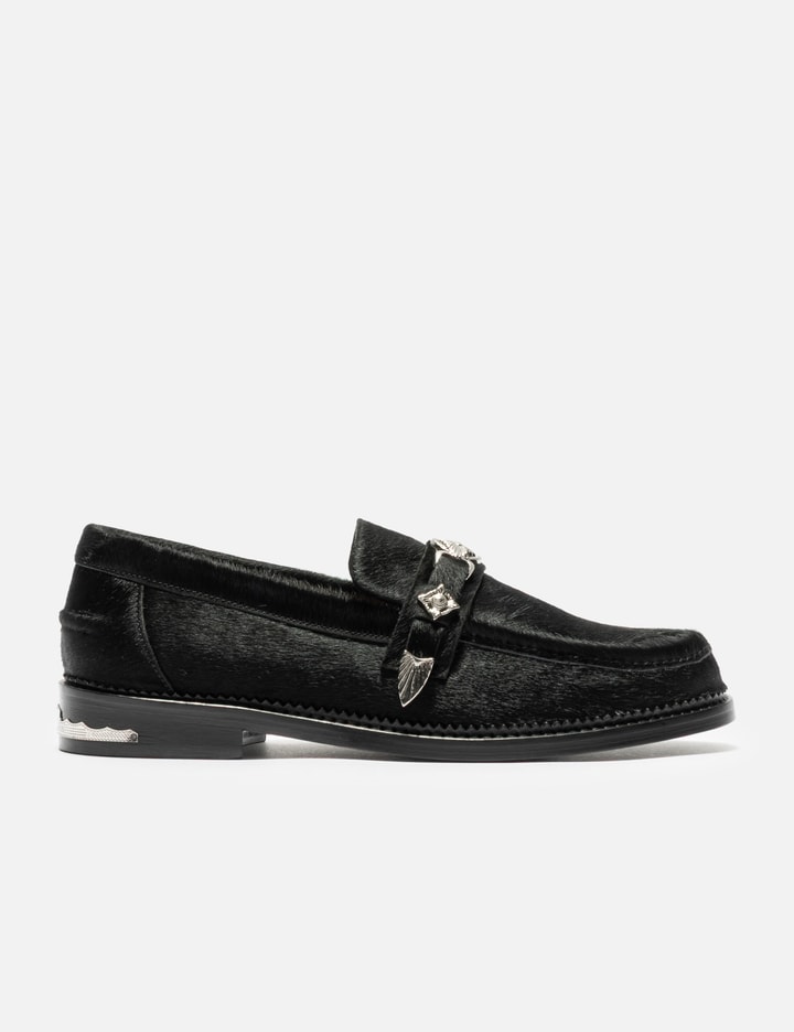 HBX EXCLUSIVE BLACK PONY LOAFER Placeholder Image