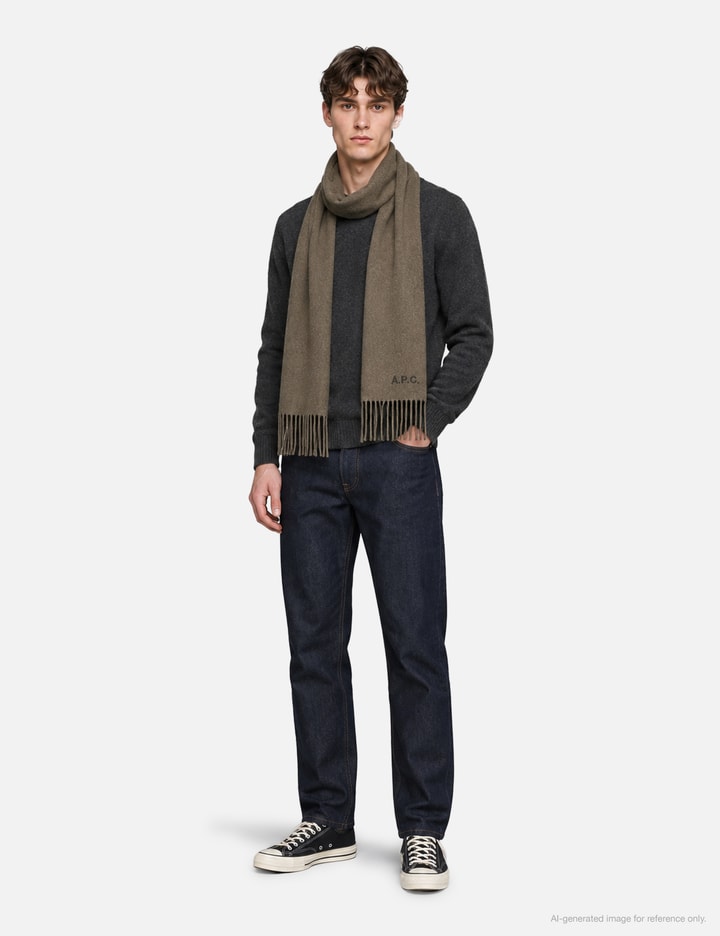 A.P.C. Ambroise Brodée Scarf