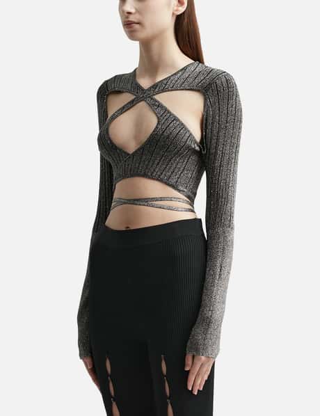 Peephole Wrap Top view 7