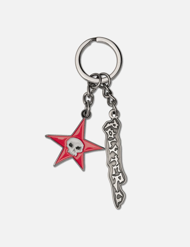 Hank Key Ring 004 - Red Star Skull Placeholder Image