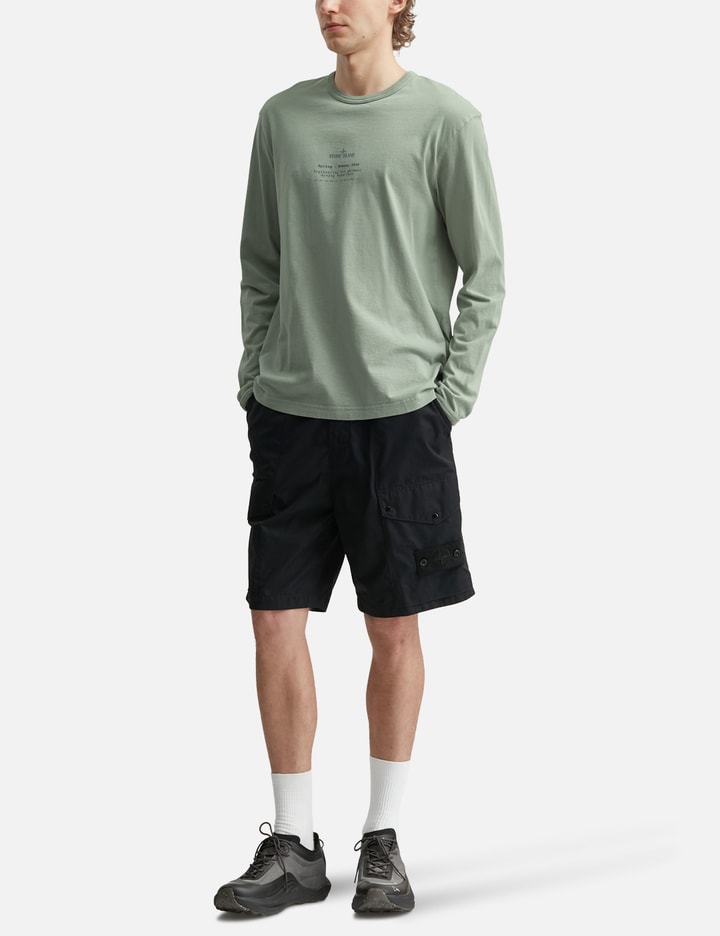 Stone Island All-Weather Cotton Canvas S.I. Ghost Cargo Shorts