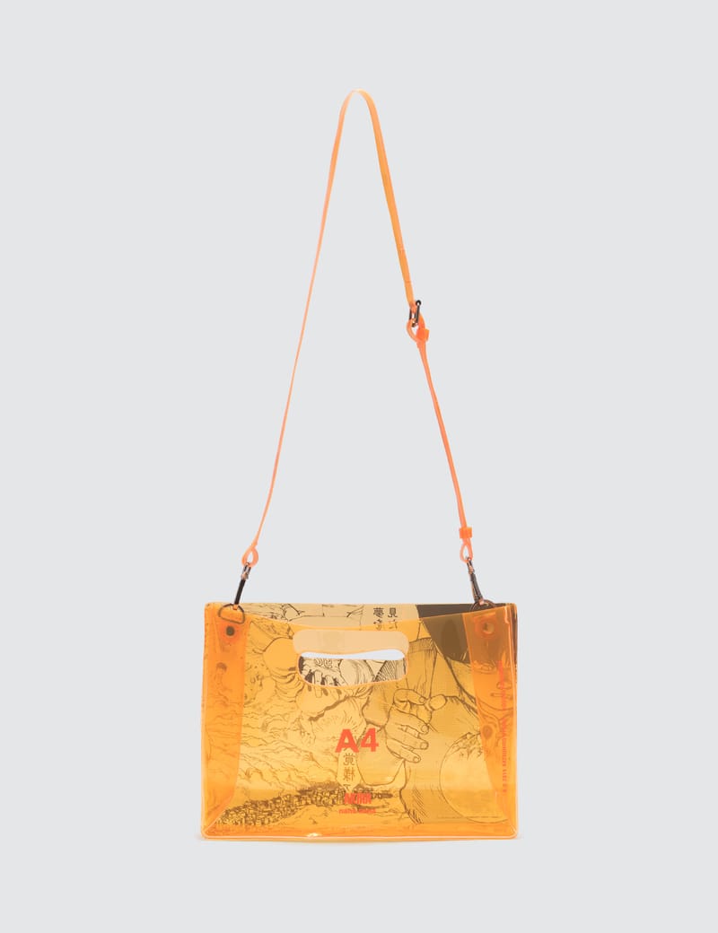 AKIRA 謳わ × nana-nana コラボバッグ オレンジ A4サイズ L 