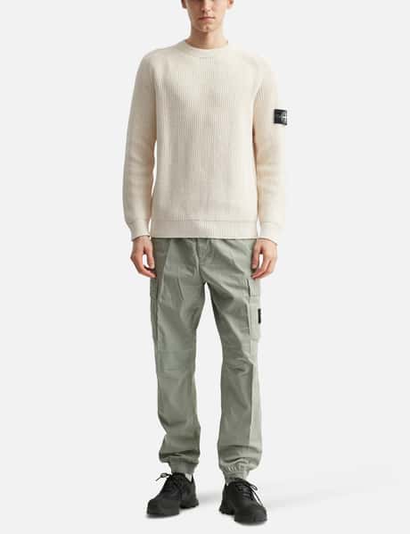 Fisherman's Rib Cotton Raw Beauty Crewneck Jumper view 15