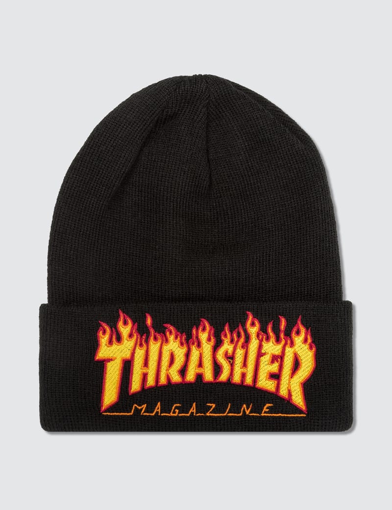 prada flame beanie