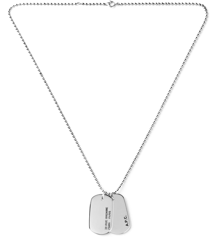 Silver Army Dog Tag Necklace Placeholder Image