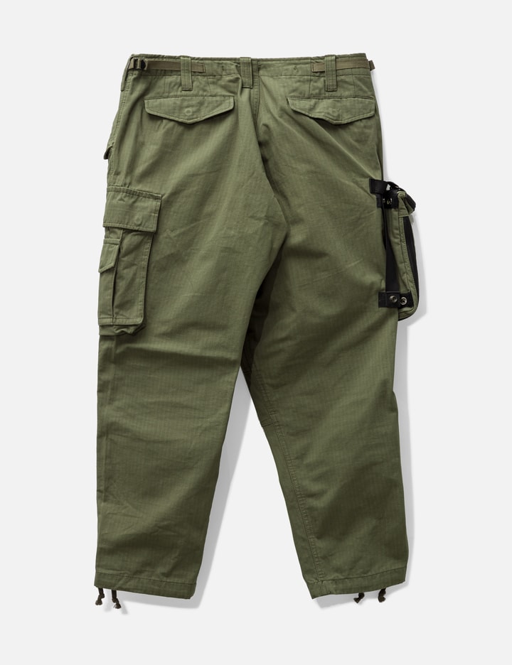 Shop Porter X Kolor Pocketed Utility Pants In Green