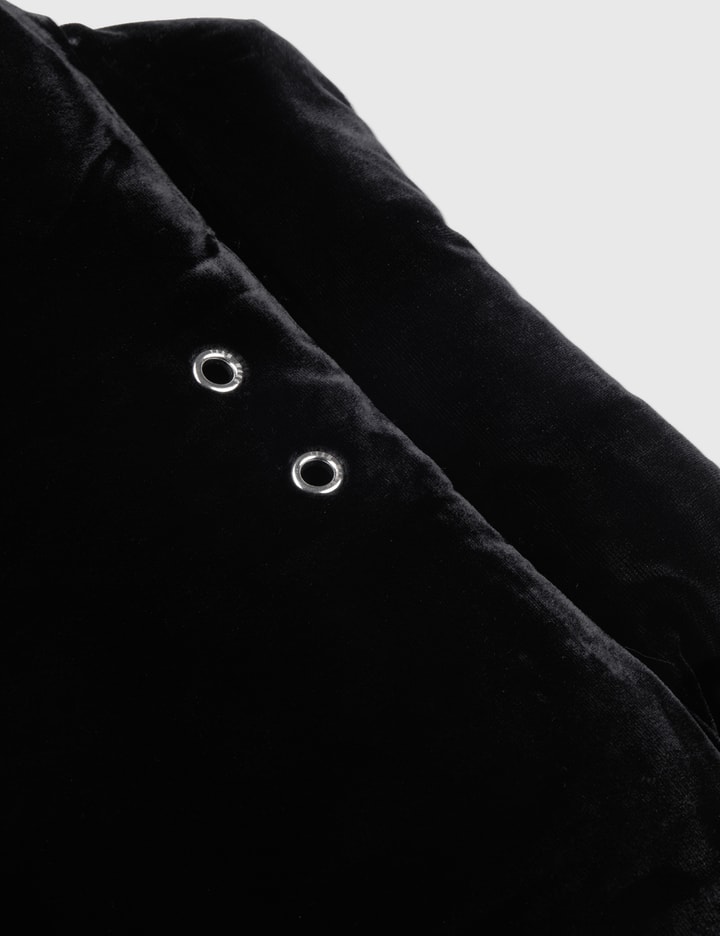 Printed Logo Velvet Down Vest Placeholder Image