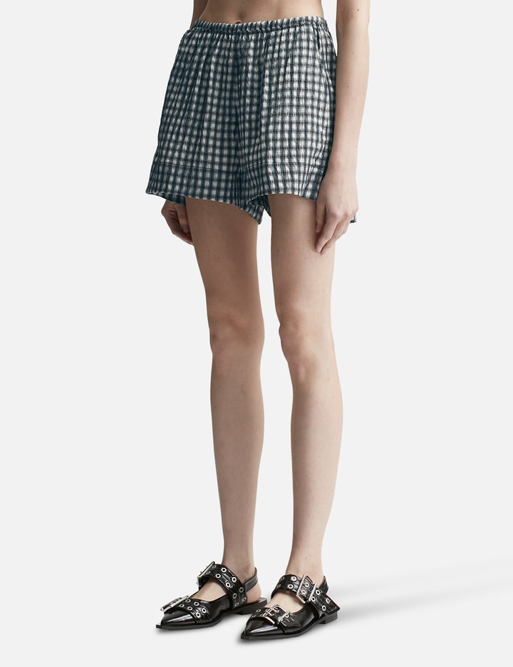 Seersucker Check Elasticated Shorts Placeholder Image