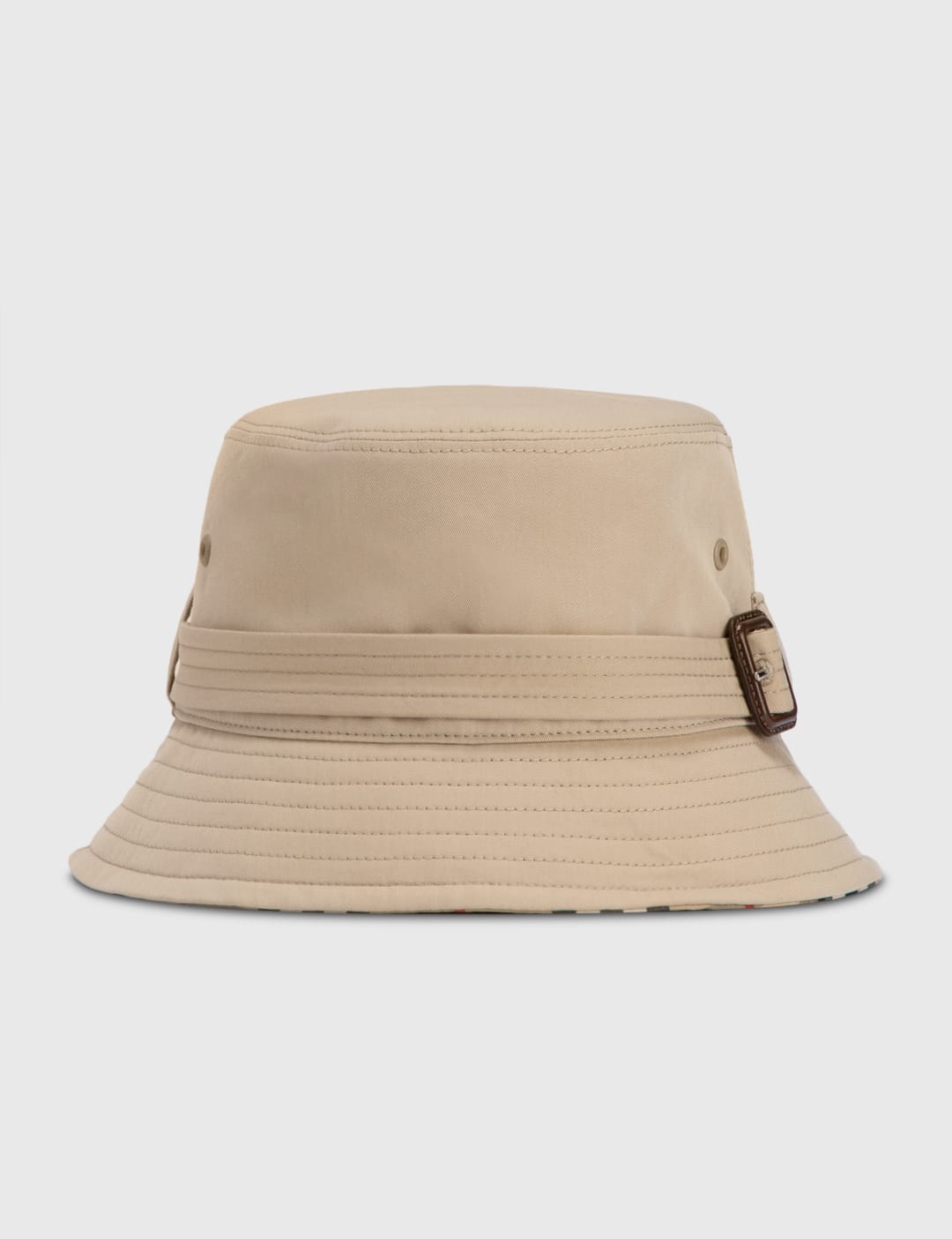 버버리 Burberry Cotton Gabardine Belted Bucket Hat