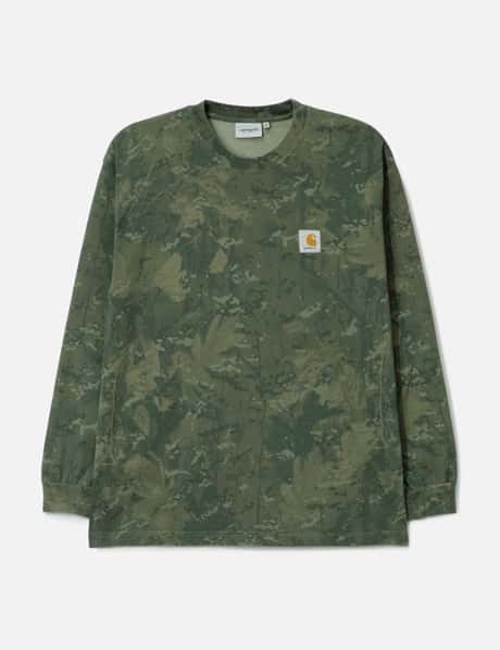 Carhartt Work In Progress Long Sleeve Camo Combi T-Shirt