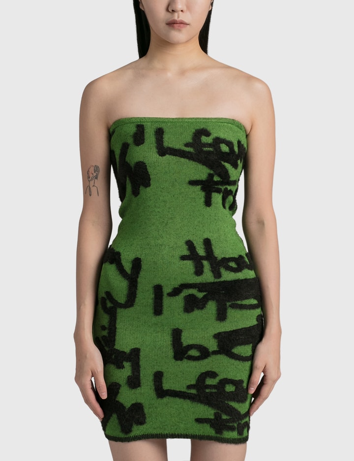 House of Sunny - Pen To Paper Boob Tube Dress | HBX House of Sunny - Pen To Paper Boob Tube Dress | HBX