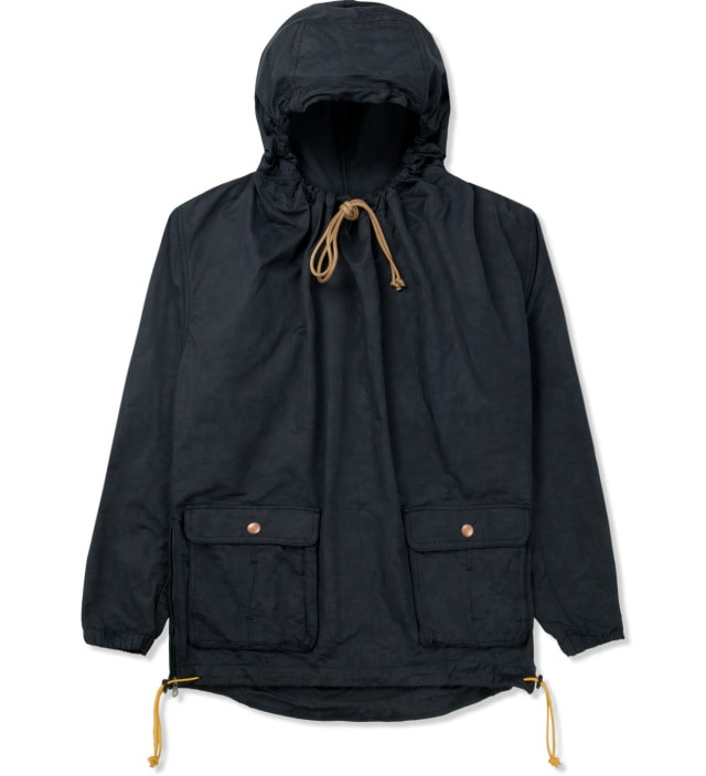 Black Leopard Wideneck Anorak Jacket Placeholder Image