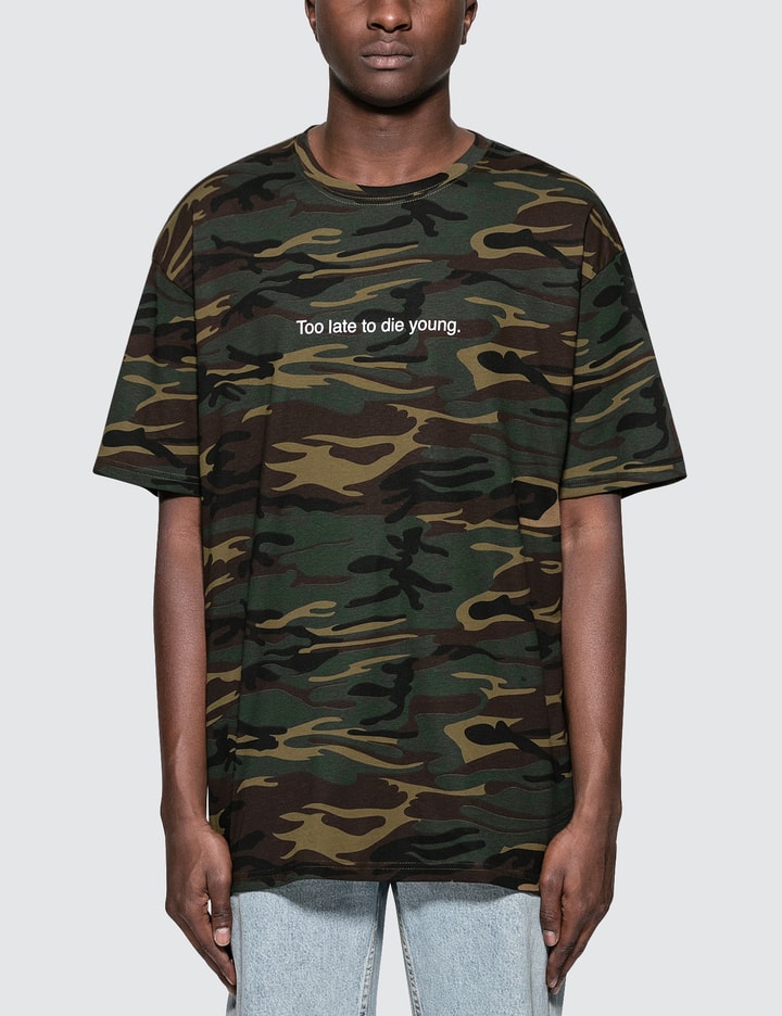 "Too late to die young" T-Shirt Placeholder Image