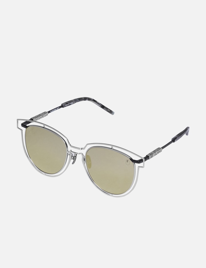 Shop Bape Sunglasses In Grey