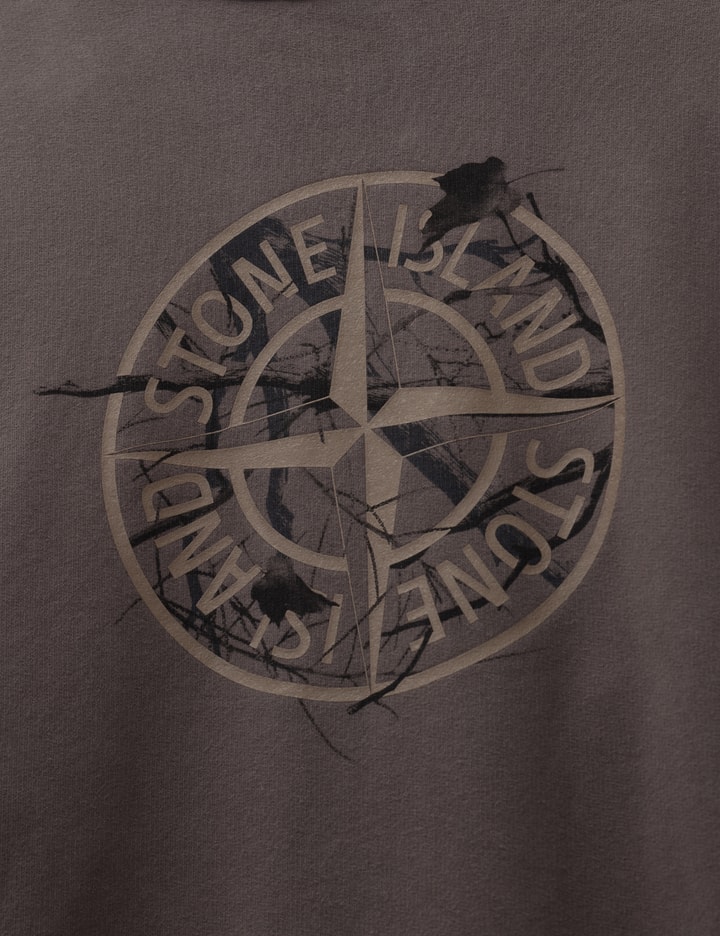 Stone Island Organic Cotton Fleece Oversized-Fit Crewneck Sweatshirt