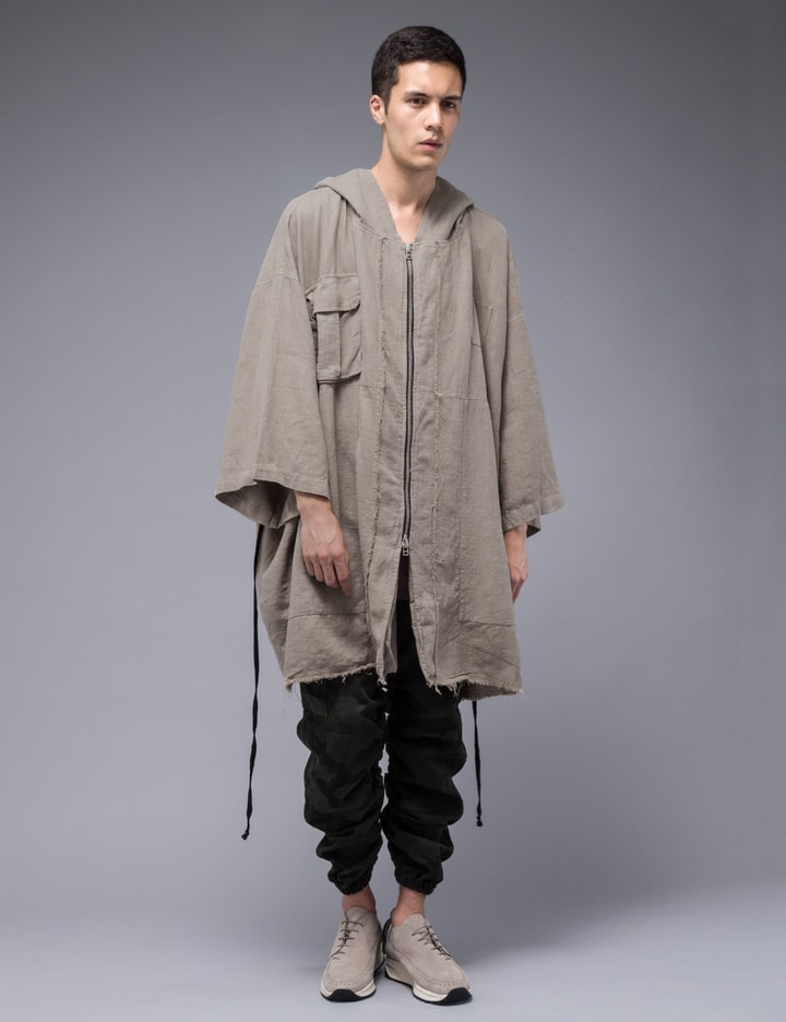 Linen 3/4 Sleeve Parka Placeholder Image