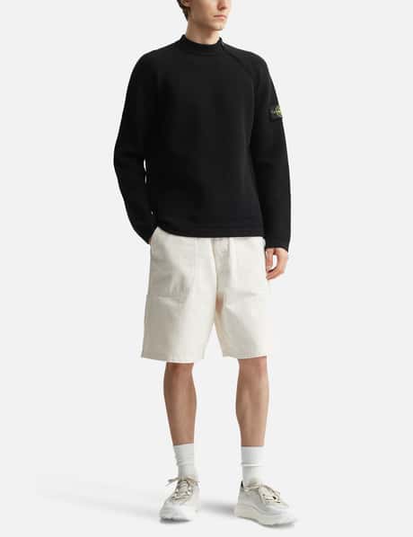 Stretch RWSA Wool Mock Neck Jumper With Diagonal Zip view 15