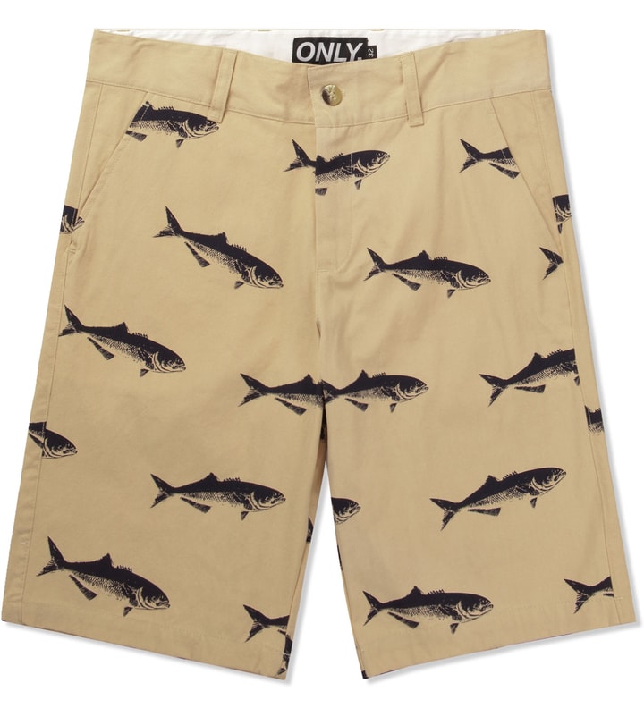 Khaki Bluefish Chino Shorts Placeholder Image