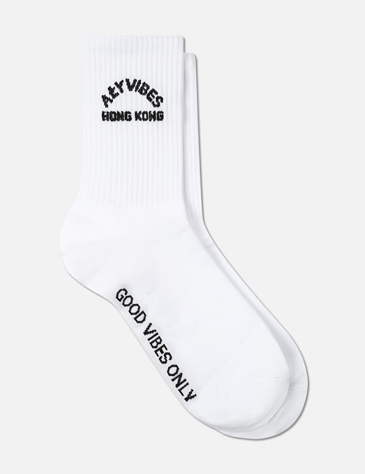 "Aly Vibes Hong Kong" Socks Placeholder Image