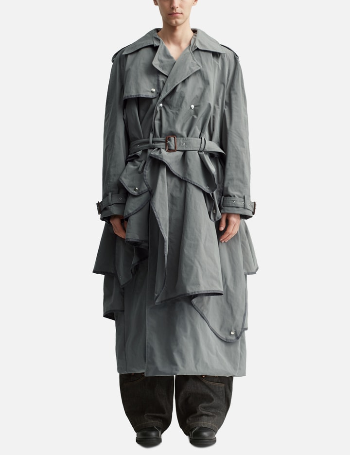 Draped Umbrella Trenchcoat Placeholder Image