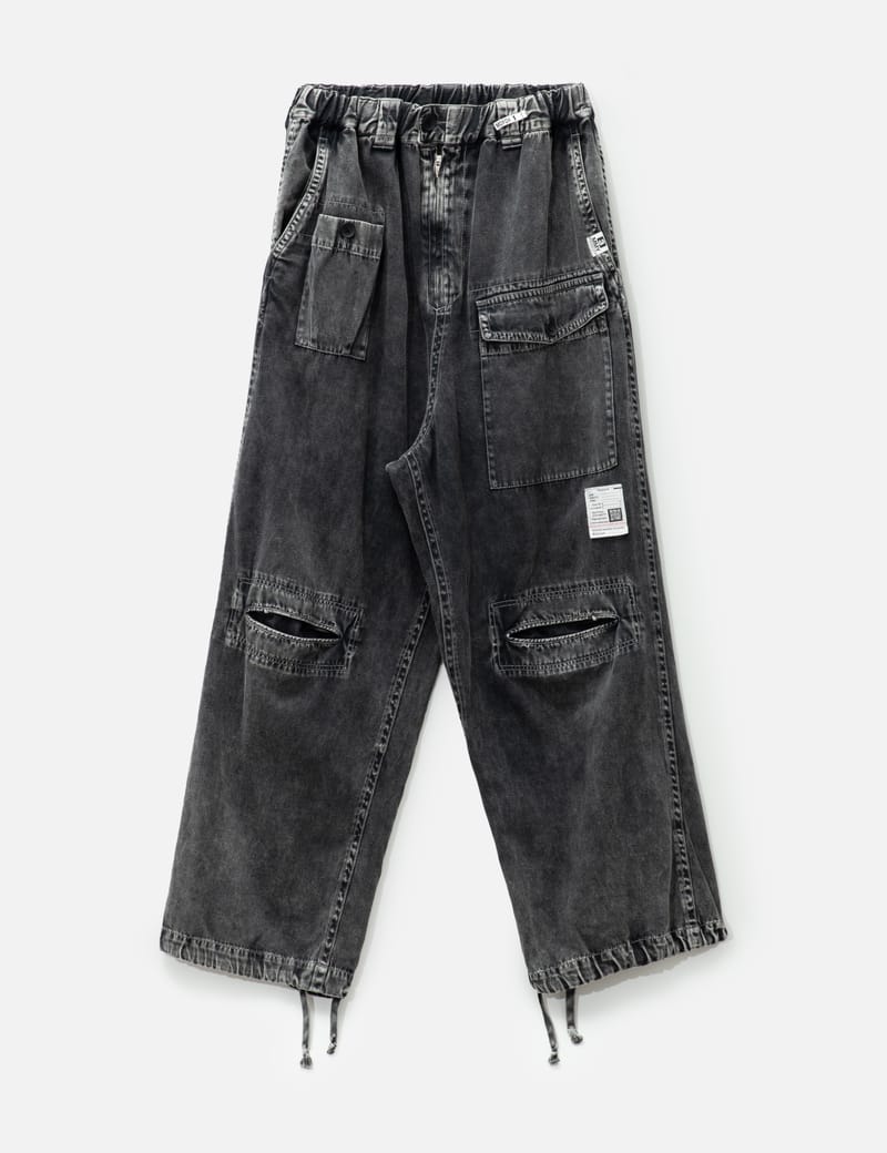 MAISON MIHARA YASUHIRO コットンサテン カーゴパンツ Maison MIHARA 