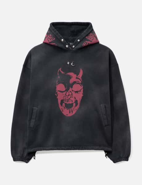 Leather Flame Hoodie view 17