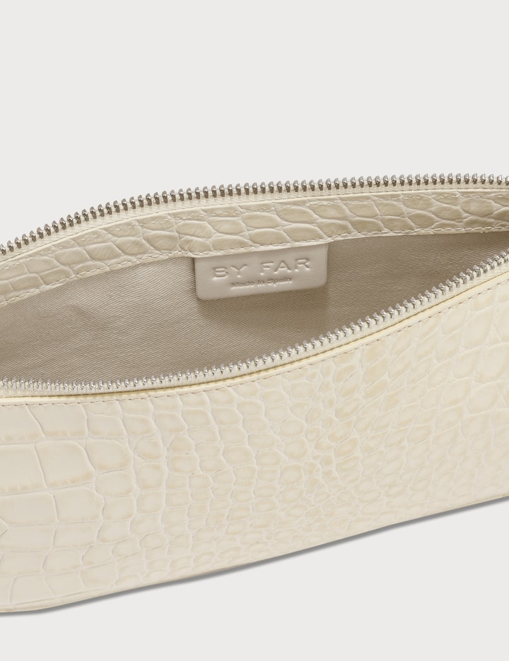 Rachel Cream Croco Embossed Leather Bag Placeholder Image