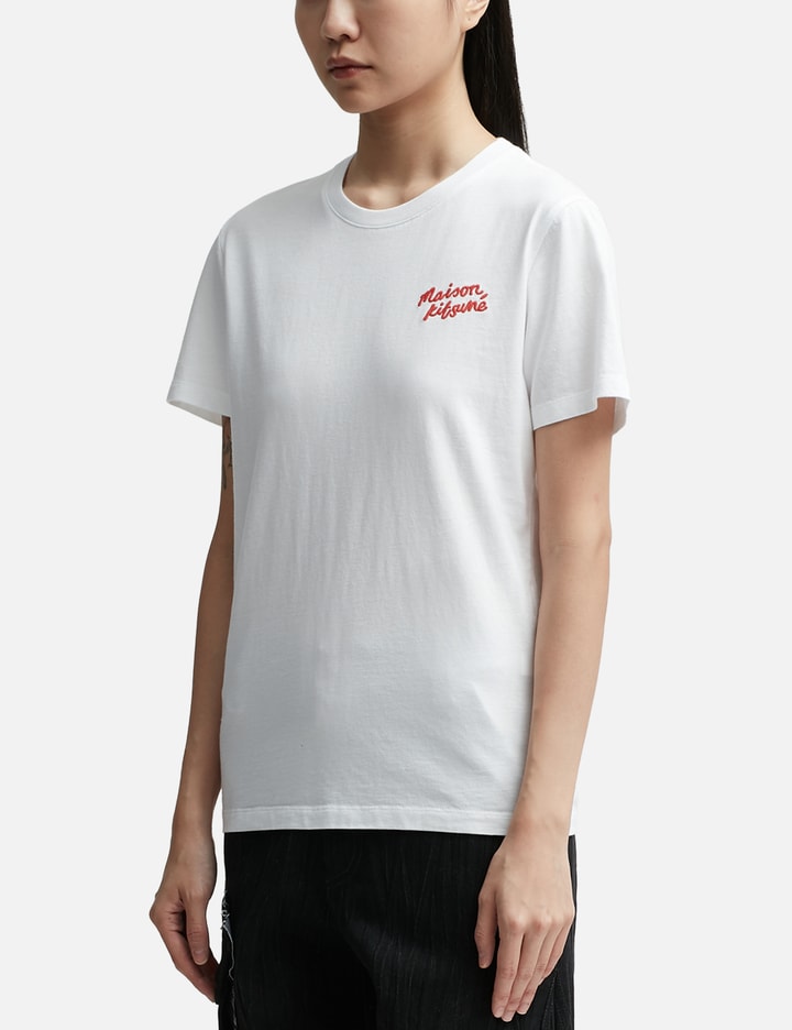 메종키츠네 핸드라이팅 레귤러 티셔츠 Placeholder Image