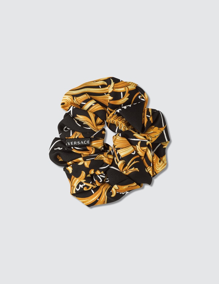 Barocco Signature Print Silk Hair Tie Placeholder Image