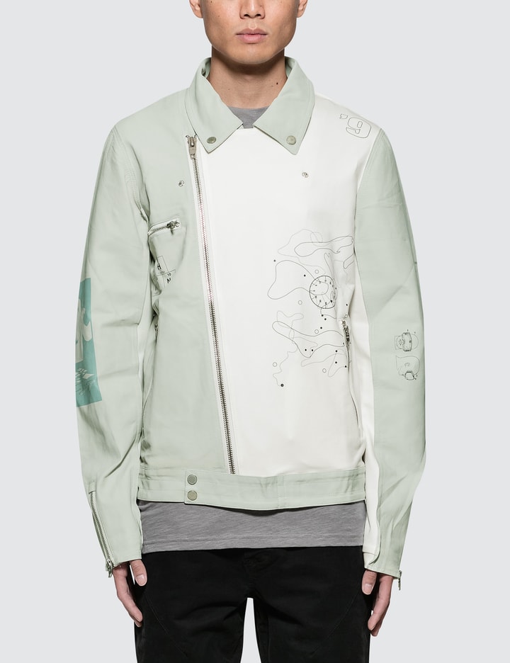 Number (N)ine x C2H4 Musician Hybrid Leather Jacket Placeholder Image