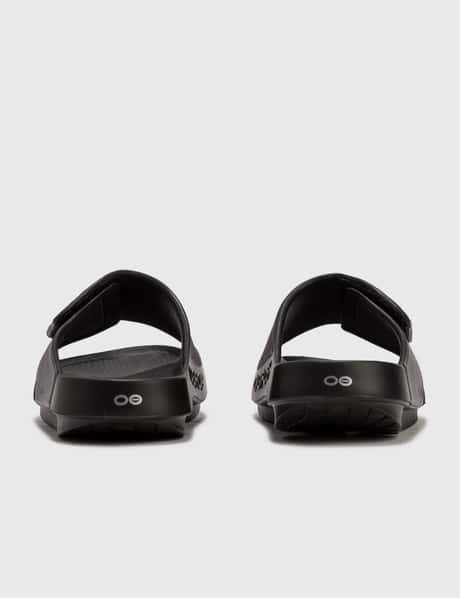 F.C. Real Bristol - OOFOS FCRB EMBLEM Sport Flex Slides | HBX  