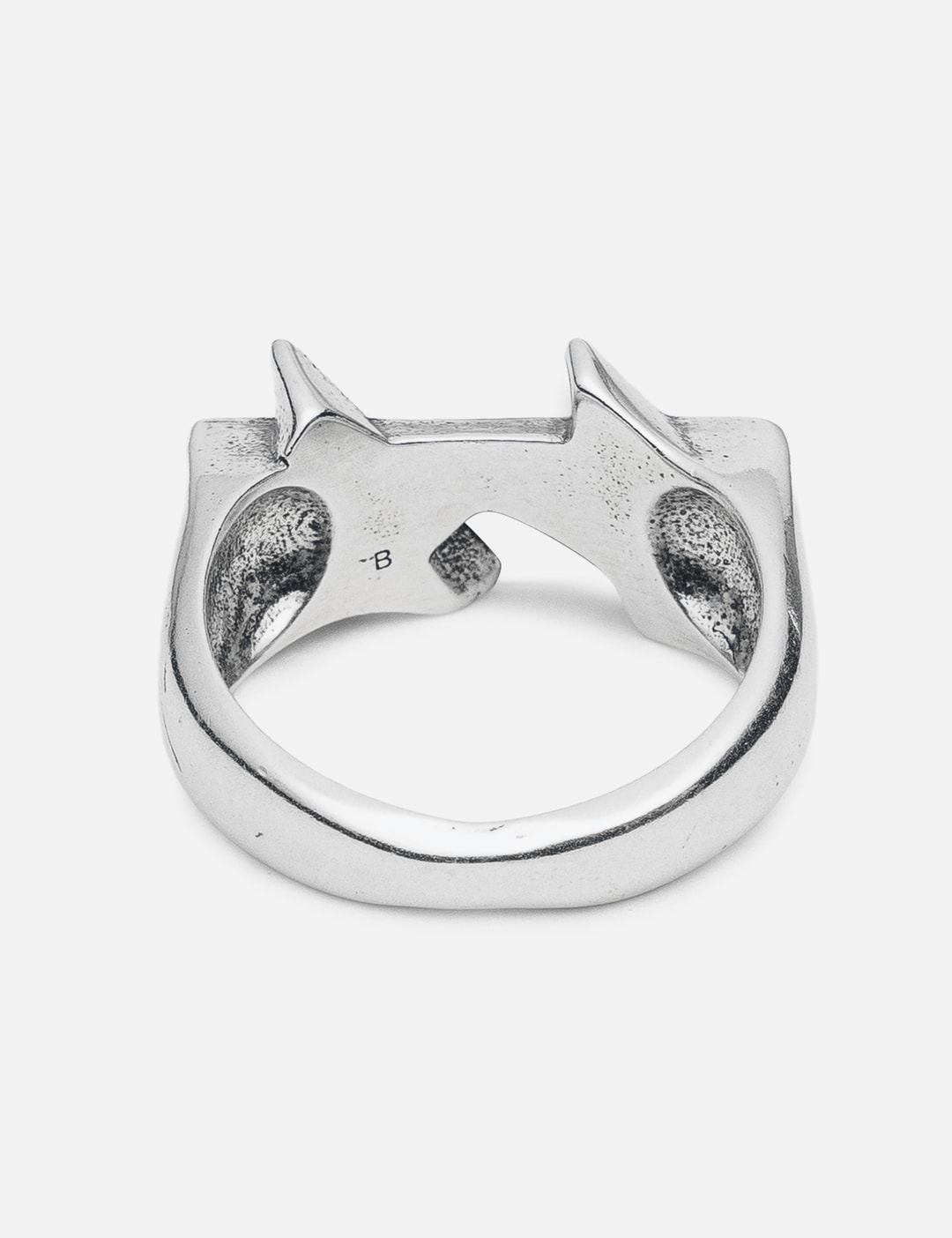 Icon Black Enameled Single Ring view 7