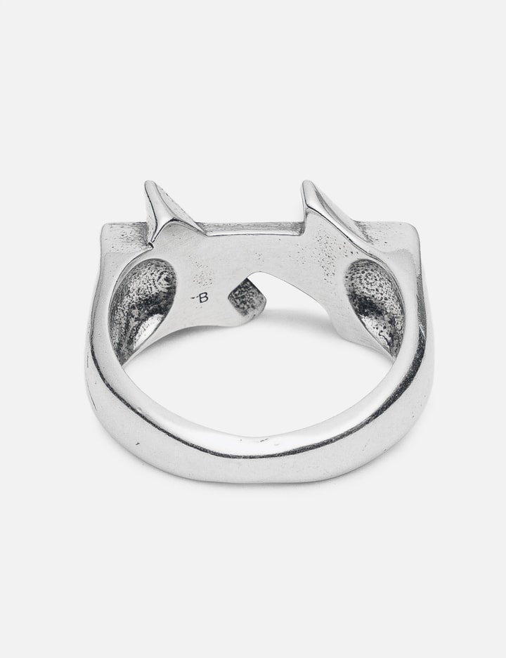 Icon Black Enameled Single Ring