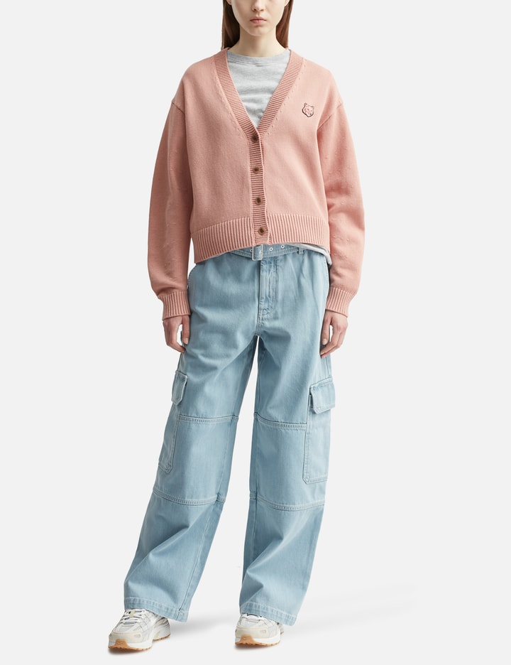 Bold Fox Head Patch Comfort Cardigan Placeholder Image