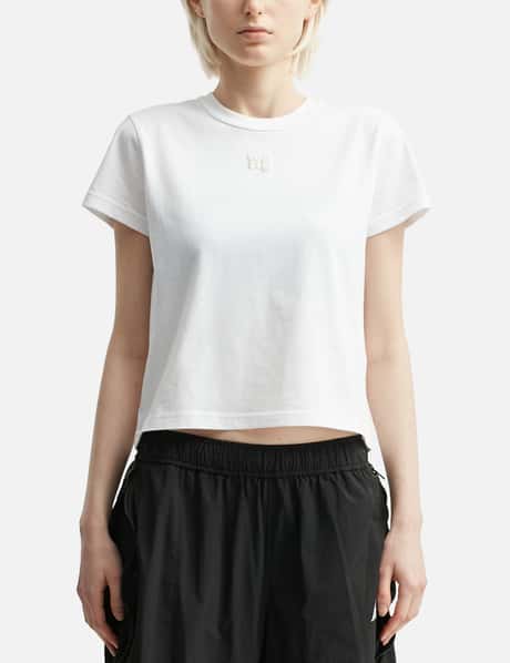 T By Alexander Wang Puff Logo Shrunken T-shirt