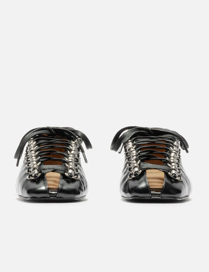 Toga Pulla Ring Metal Lace Up Pumps