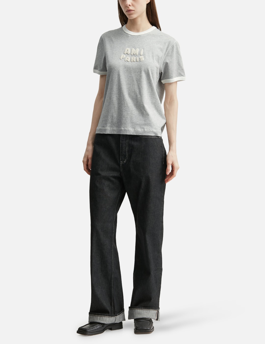 Cotton Ami Paris Knitted Patch T-Shirt view 20