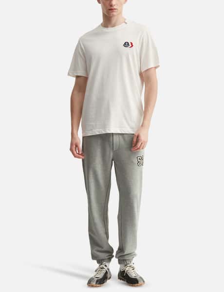 Embroidered Tricolor Logo Cotton T-Shirt view 14
