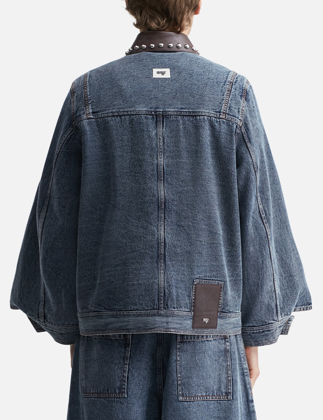 Mix Media Denim Jacket view 13