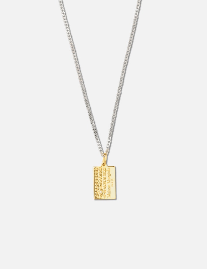 Maison Margiela Numeric Diamond Pendant Necklace