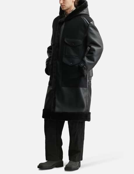 X Filson Faux Shearling Hooded Coat view 14