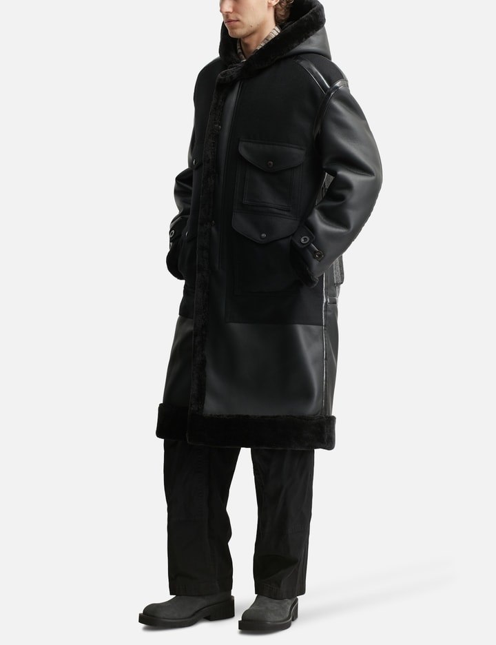Junya Watanabe Man x Filson Faux Shearling Hooded Coat Placeholder Image